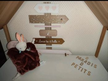 Doudou bulle d'amour lapin cannelle Plume