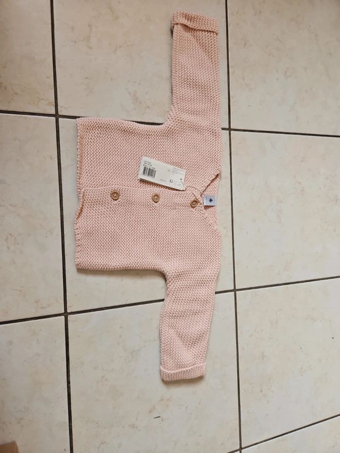 Gilet cardigan neuf petit bateau 18 mois
