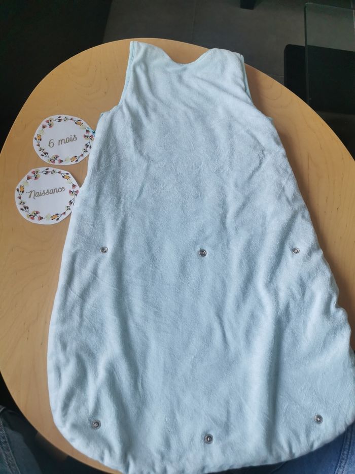 Turbulette bebe bleu ciel 0/6mois kiabi - photo numéro 3