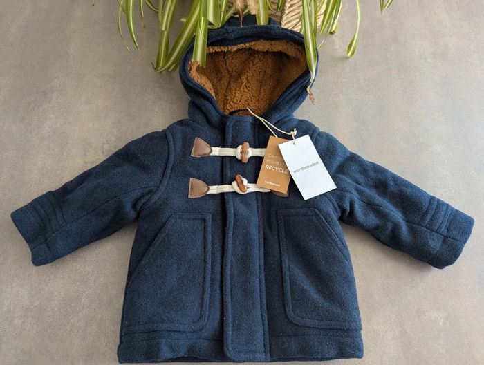Manteau Verbaudet - 12 mois - Idéal pour hiver - Neuf avec étiquette