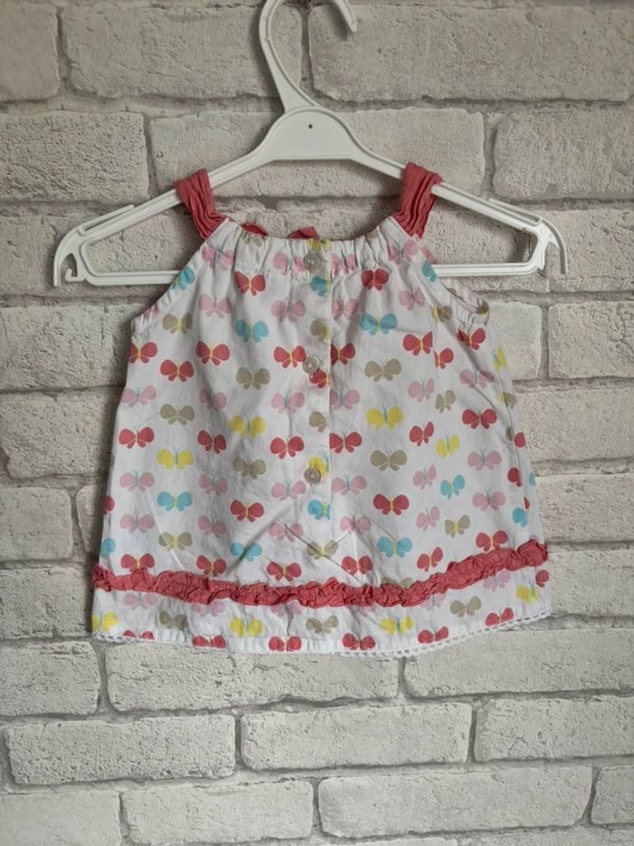 Blouse tunique cadet rousselle taille 3 mois - photo numéro 2