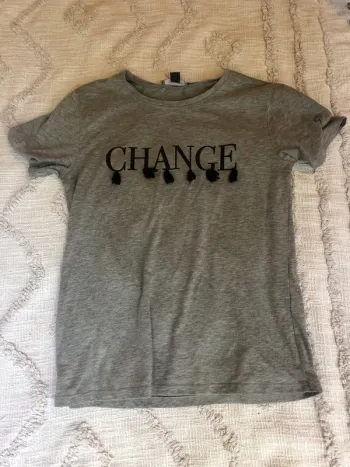 T-shirt Gris taille 38