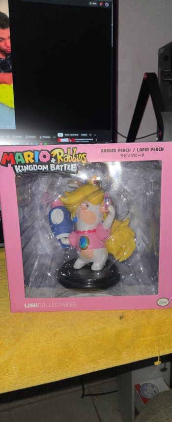 Figurine Peach Lapin du Jeu Vidéo : Mario + Lapins Crétins Kingdom Battle