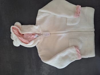 gilet polaire 12m capuche oreilles