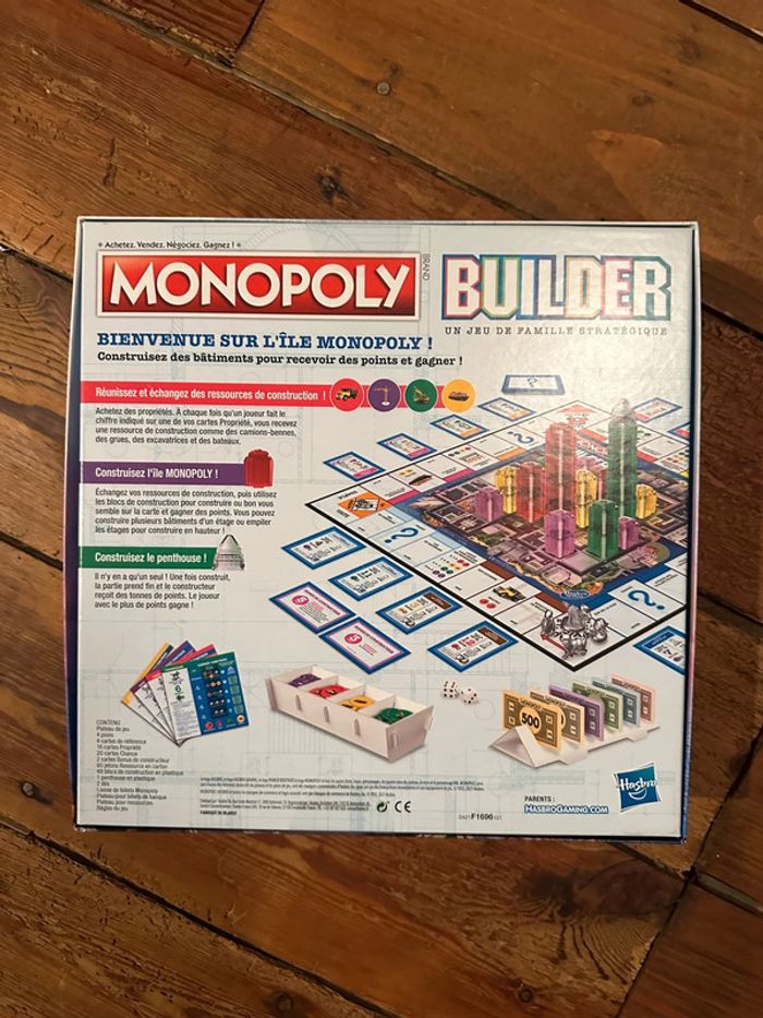 NEUF Monopoly builder 3 dimensions 3D immeubles collection Hasbro - photo numéro 2
