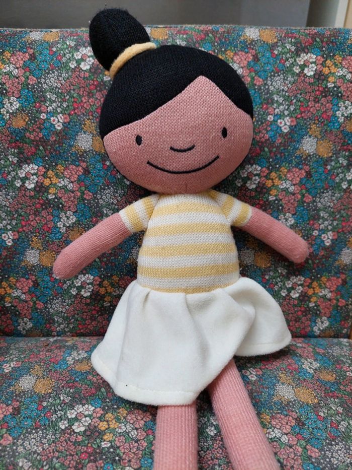 #01 Doudou poupée de chiffon Sostrene Grene - photo numéro 2