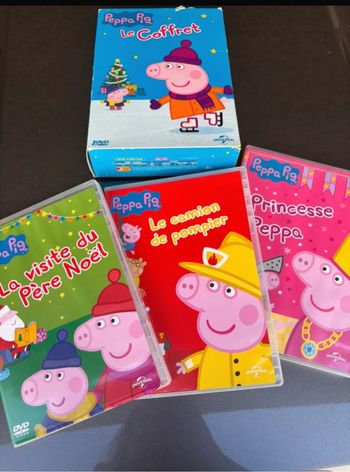 Coffret 3 dvd peppa pig
