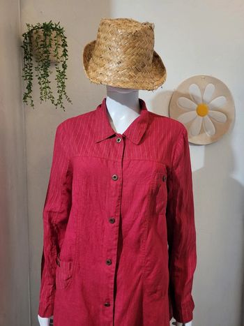 Chemise veste en lin