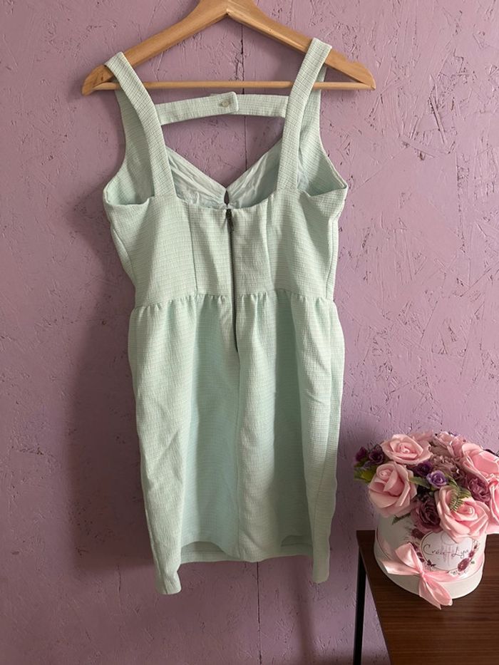 Robe verte d’eau/ turquoise  Naf Naf - photo numéro 3