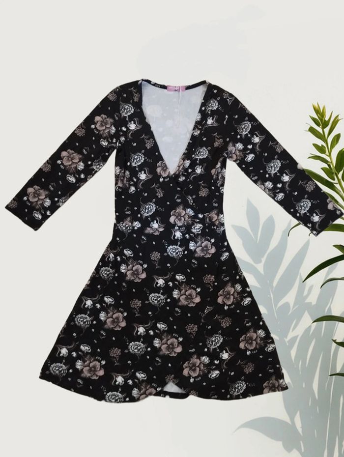 Robe manches longues Pink woman