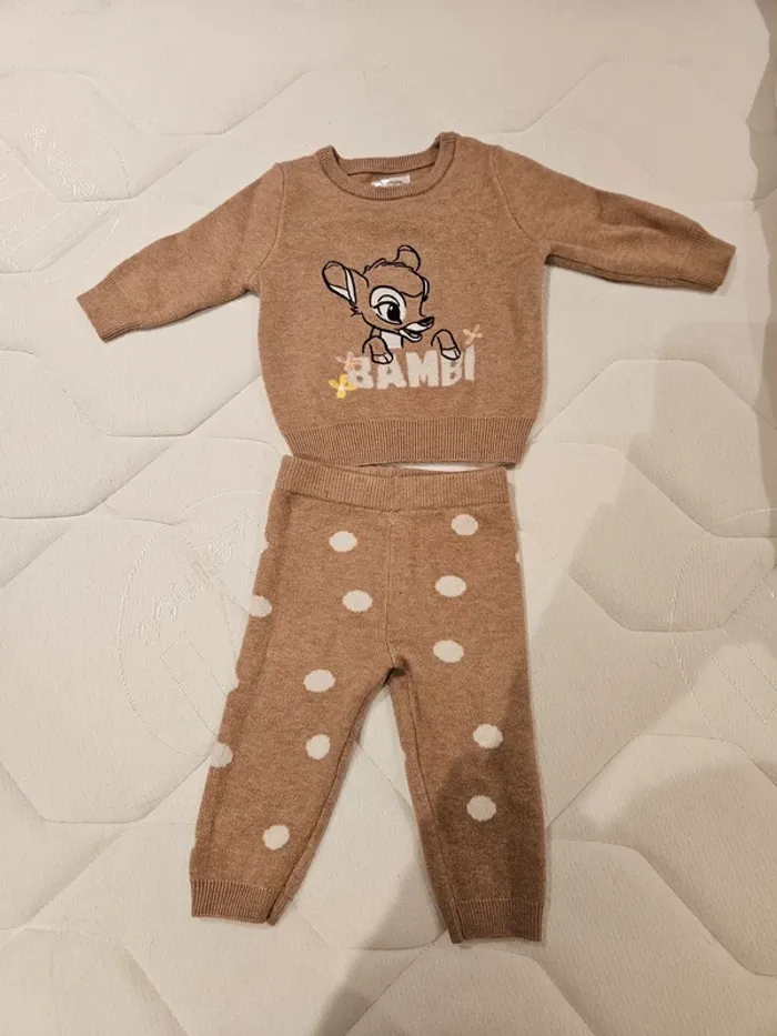 Ensemble Bambi pull + pantalon Disney