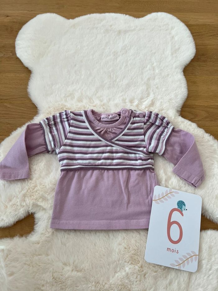 Lot de 2 tee-shirts ML - photo numéro 2