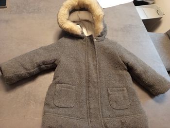 Manteau fourré fille 24 mois