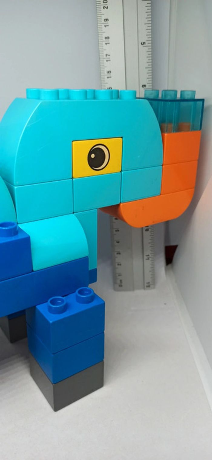 Éléphant en briques lego duplo - photo numéro 7