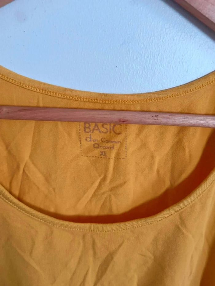C23 débardeur moutarde Basic XL - photo numéro 3
