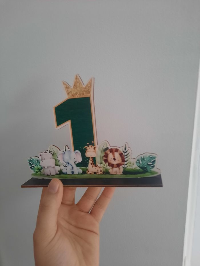 Lot décor savane enfant pour anniversaire ou bapteme - photo numéro 10