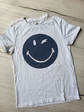 Tee shirt blanc smileyworld 14ans