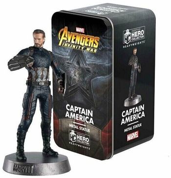 HC MARVEL COMIC CAPTAIN AMERICA STATUE METAL MMHUK002