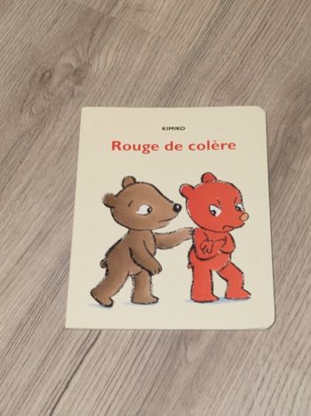 Livre "rouge de colère"