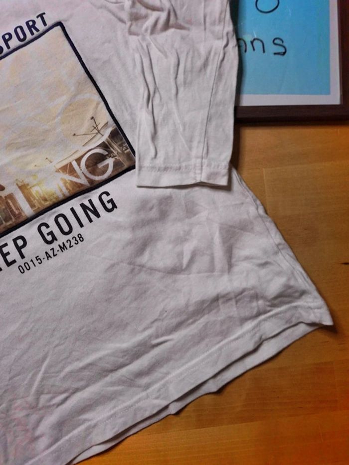 T-shirt manches longues pour garçon taille 8ans marque tape à l'œil très bon état - photo numéro 2