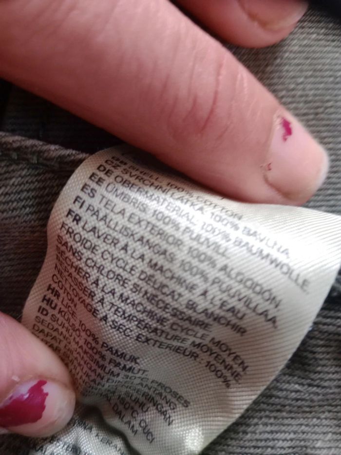 Jupe 38 Jean kaki c84 - photo numéro 16