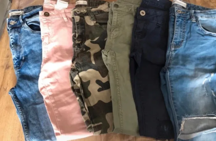 Lot jeans pantalon femme taille S