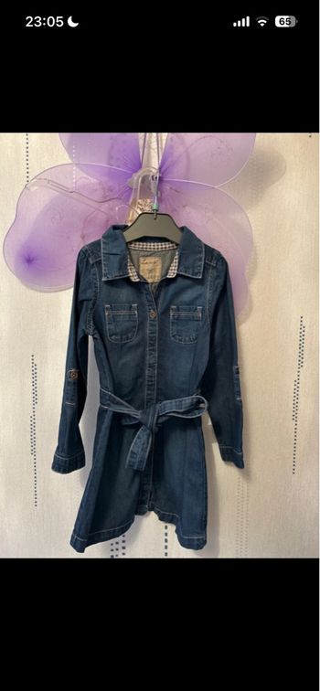 Robe en jean fille 