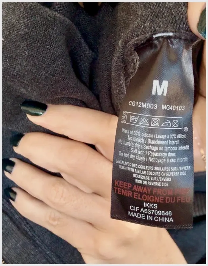 Veste cardigan IKKS grise taille M très bon état - photo numéro 7