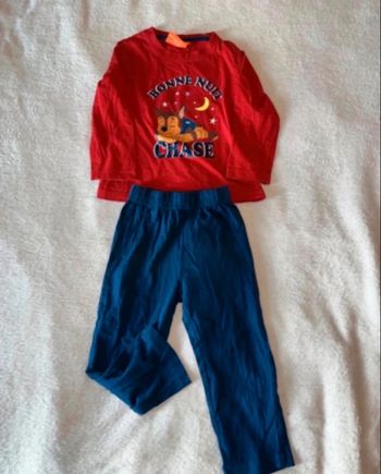 Pyjama 2 pièces Pat’Patrouille taille : 3 ans 