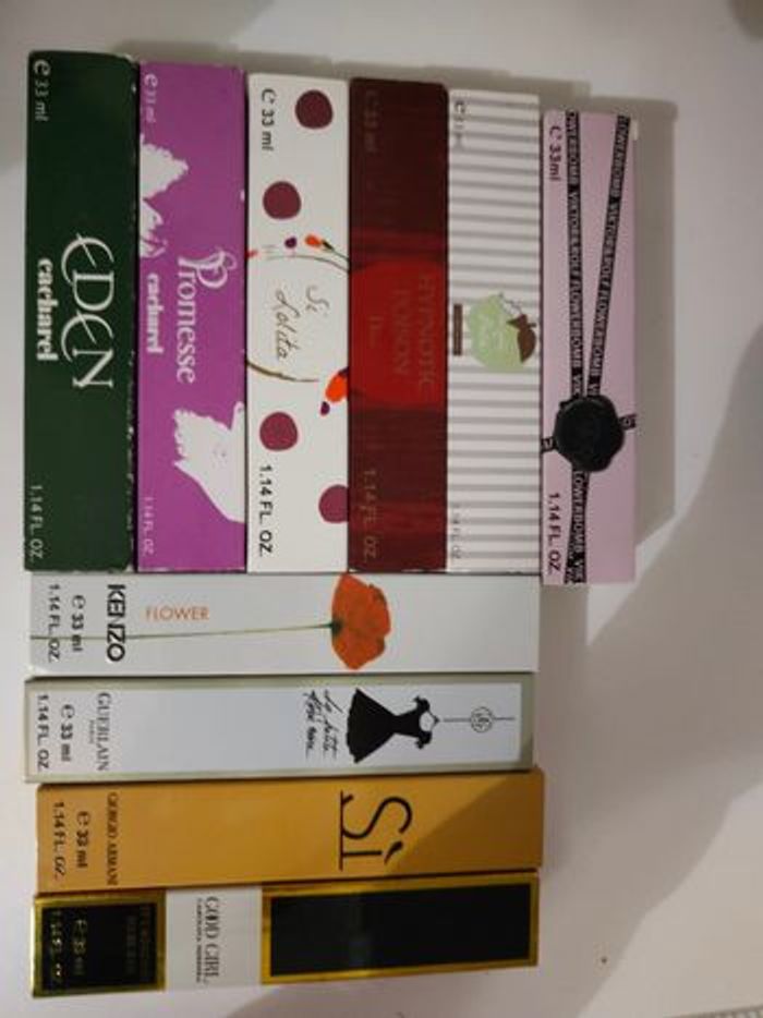 Lot de 10 parfums