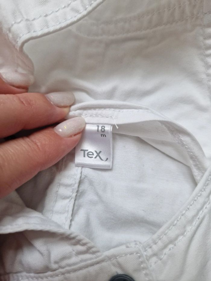 Salopette blanche Tex 18 mois - photo numéro 4