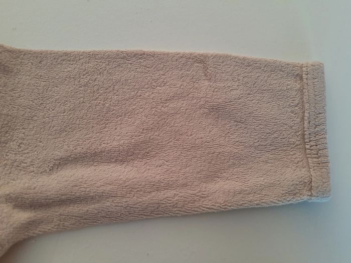 pyjama dors bien velours rose pale dessin lapin 9 mois - photo numéro 6