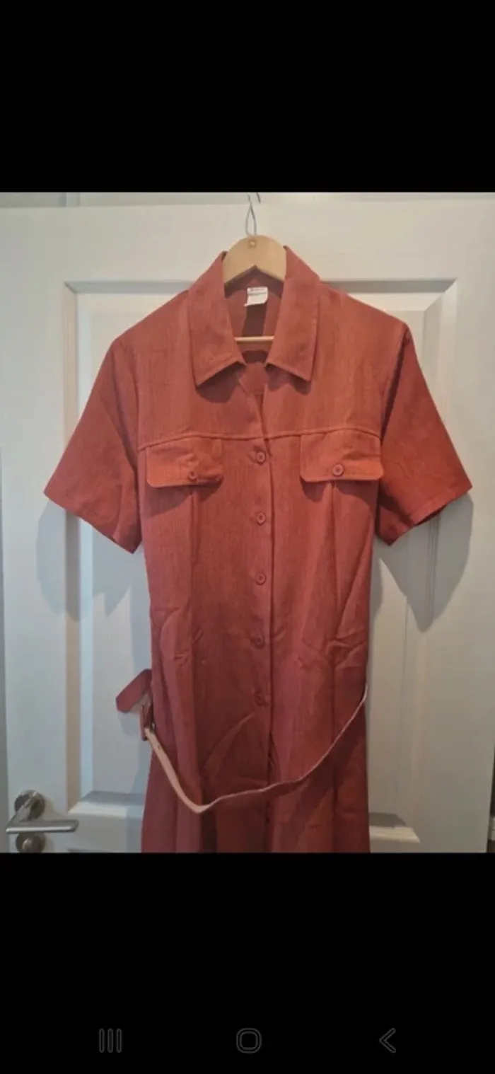 Magnifique robe vintage damart taille l tres bon etat - photo numéro 6