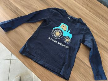 T-shirt tracteur avec sequins