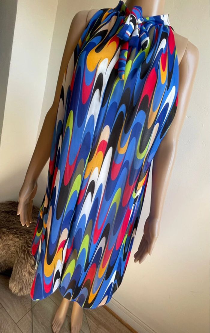 * 🎉 Dress Maille Fluide Esprit Missoni - Taille M - Un Must-Have ! - photo numéro 4