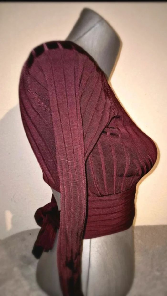 Pull manche  longue mauve  Zara - photo numéro 2