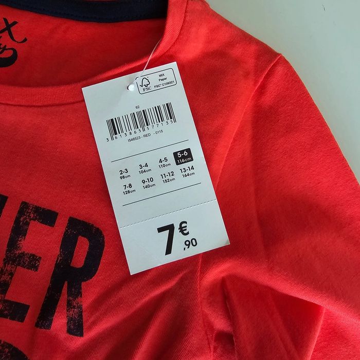 T-shirt manches longues - Tex - 5/6 ans - photo numéro 4