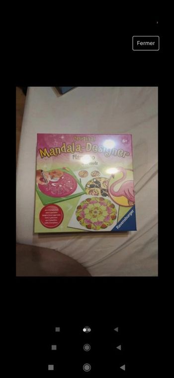 Jouet activités mandalas Flamingo