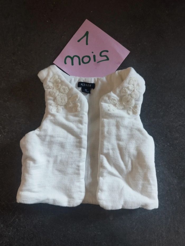 Ensemble gilet robe collants 1 mois - photo numéro 7