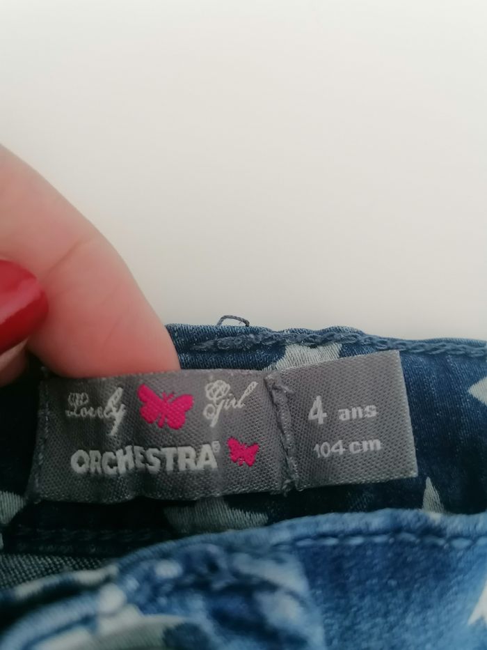 Mini jupe jeans Orchestra T 4 ans 🌟 - photo numéro 4
