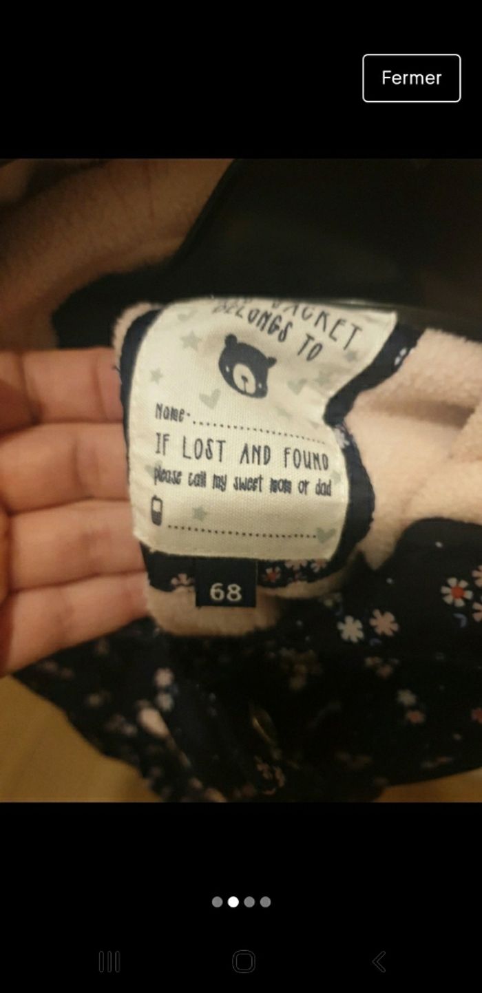 Manteau imperméable doublure polaire - photo numéro 2