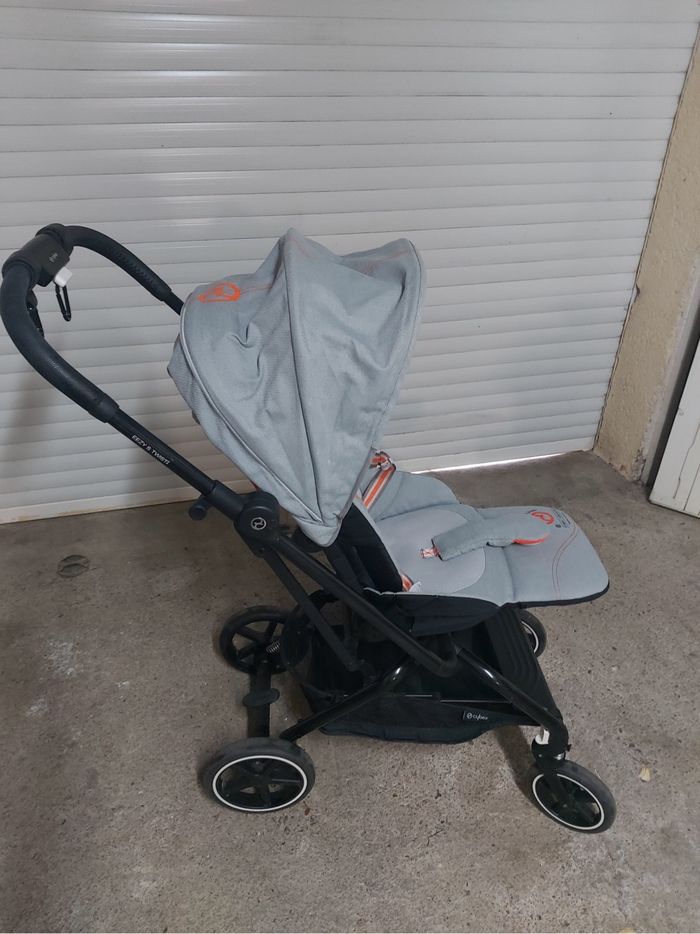 Poussette cybex eezy twist+2 + habillage pluie - photo numéro 2
