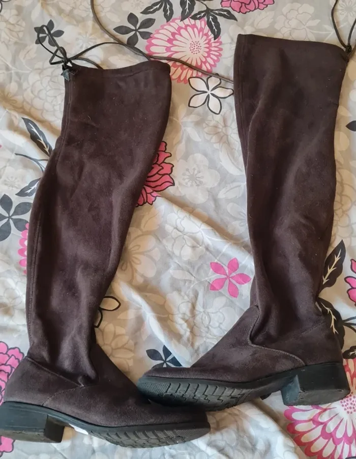 Cuissardes imitation daim