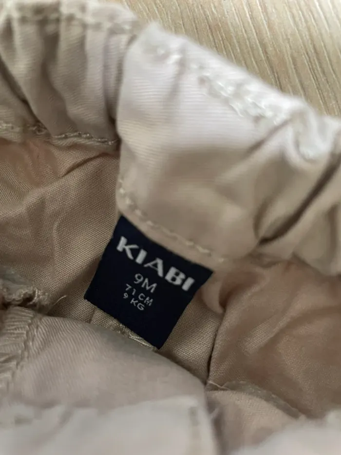Short beige 9 mois - photo numéro 2