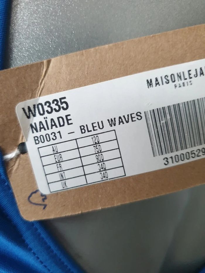 Maillot de bain bleu Taille 90D - photo numéro 6
