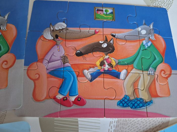 Lot jeux enfant dès 3 ans : puzzle bois (p'tit loup) et jeux peppa pig - photo numéro 7