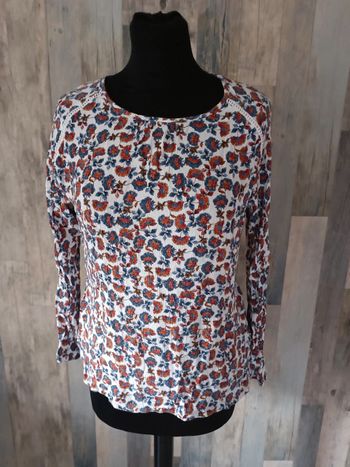 blouse fleurie en viscose 44