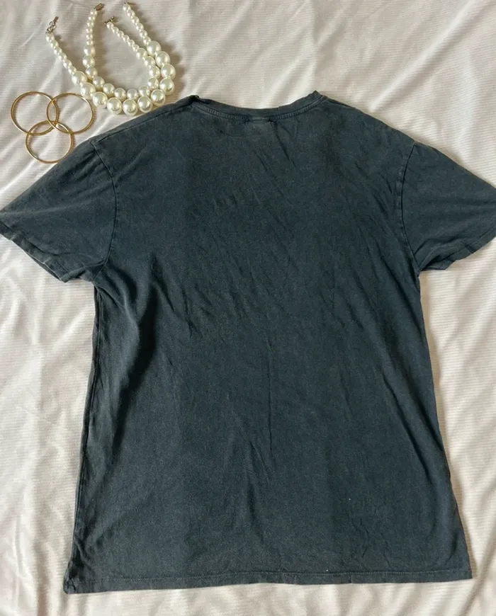 T-shirt troué Power Rangers Zara gris taille s - photo numéro 4