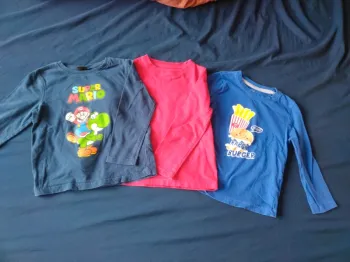 Lot 3 t shirts manches longues