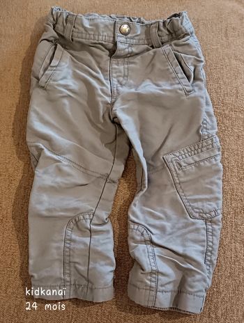 Pantalon type cargo Kidkanaï 24 mois